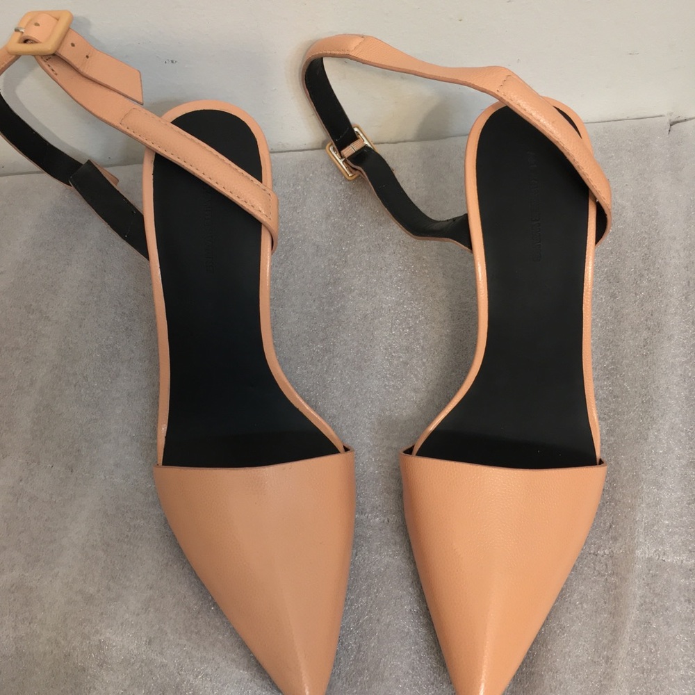 Alexander Wang Lovisa Ankle Strap Pump Pointed Toe Heels. Size 39.
